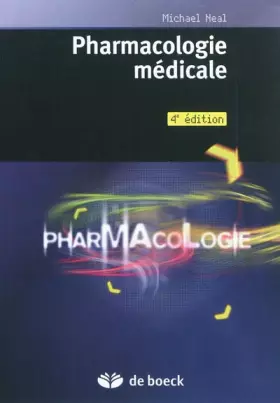 Couverture du produit · Pharmacologie médicale