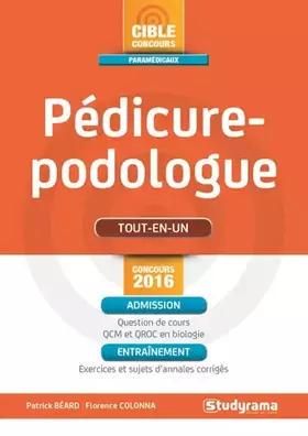 Couverture du produit · Pédicure-podologue