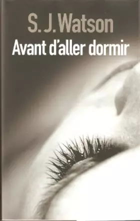 Couverture du produit · Avant d'aller dormir