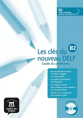 Couverture du produit · CLES DU NOUVEAU DELF B2 GUIDE PEDAGOGIQUE+CD