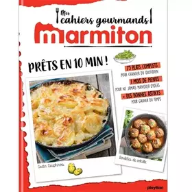 Couverture du produit · Marmiton Cahier gourmand Prêt en 10 minutes !