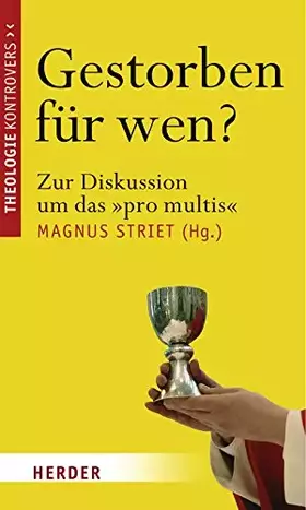 Couverture du produit · Gestorben für wen?: Zur Diskussion um das "pro multis"