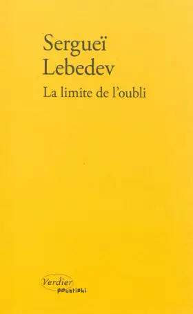 Couverture du produit · La limite de l'oubli