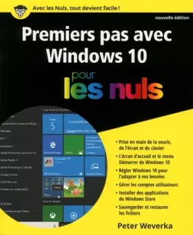 Couverture du produit · Premiers pas avec Windows 10 pour les Nuls, nouvelle édition