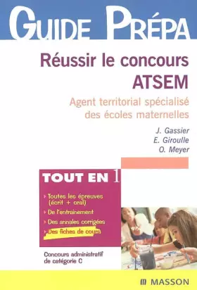 Couverture du produit · Réussir le concours Atsem : Agent territorial spécialisé des écoles maternelles