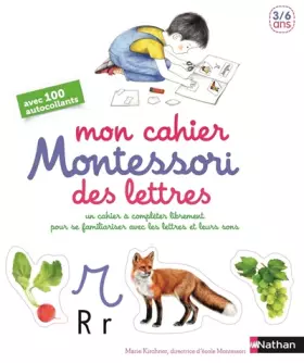 Couverture du produit · Mon cahier Montessori des lettres et des sons - 3/6 ans