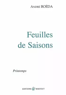 Couverture du produit · Feuilles de saisons: Printemps