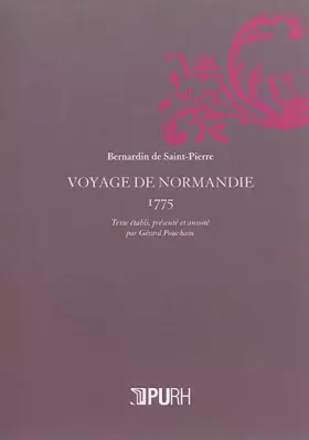 Couverture du produit · Voyage de Normandie. 1775