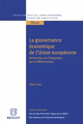 Couverture du produit · La gouvernance économique de l'Union européenne