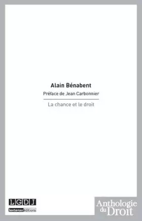 Couverture du produit · La Chance et le droit