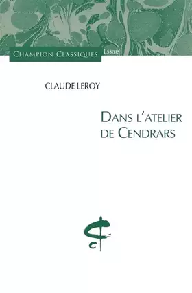 Couverture du produit · Dans l'atelier de Cendrars