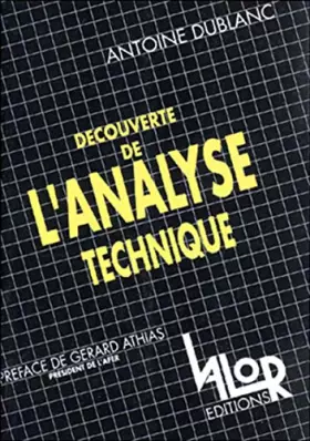 Couverture du produit · Découverte de l'analyse technique: Sur les traces des gourous de Wall street