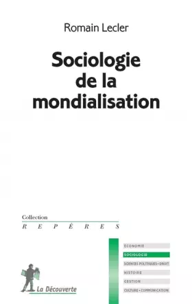 Couverture du produit · Sociologie de la mondialisation