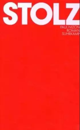 Couverture du produit · Stolz. Roman