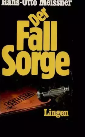 Couverture du produit · Der Fall Sorge