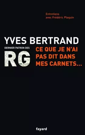 Couverture du produit · Ce que je n'ai pas dit dans mes carnets...