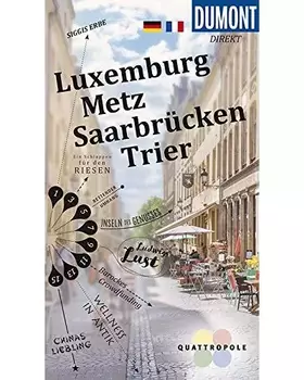 Couverture du produit · DUMONT direkt Reiseführer Luxemburg, Metz, Saarbrücken, Trier: DUMONT direkt Luxembourg, Metz, Sarrebruck et Trèves