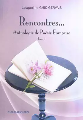 Couverture du produit · Rencontres Anthologie de poésie française
