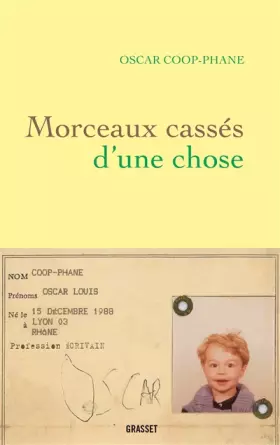 Couverture du produit · Morceaux cassés d'une chose