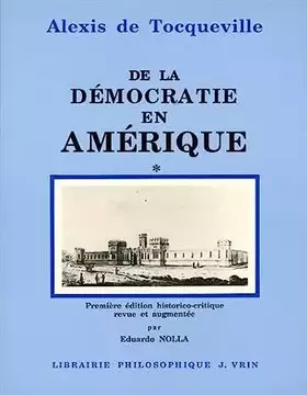 Couverture du produit · De la démocratie en Amérique -2 volumes