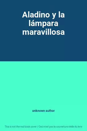 Couverture du produit · Aladino y la lámpara maravillosa