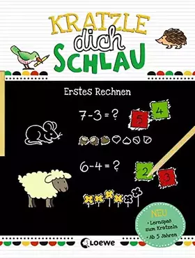 Couverture du produit · Kratzle dich schlau - Erstes Rechnen: Lernspiele und Übungen für Kindergarten und Vorschule - Für Mädchen und Jungen ab 5 Jahre
