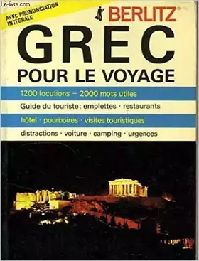 Couverture du produit · Grec pour le voyage