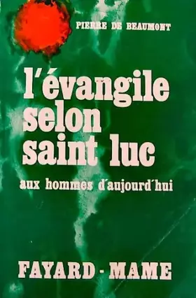 Couverture du produit · L'Évangile selon saint Luc