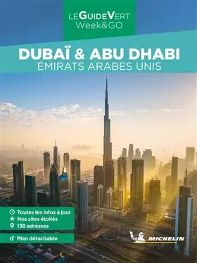 Couverture du produit · Guide Vert WE&GO Dubaï & Abu Dhabi, Émirats Arabes Unis