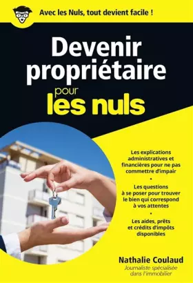 Couverture du produit · Devenir propriétaire pour les Nuls poche