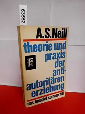 Couverture du produit · Theorie und Praxis der antiautoritären Erziehung