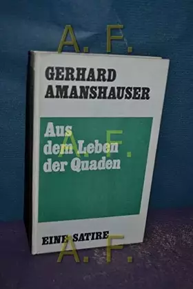 Couverture du produit · Aus dem Leben der Quaden.