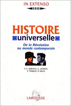 Couverture du produit · Histoire universelle, tome 3. De la Révolution au monde contemporain