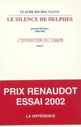 Couverture du produit · L'Invention du temps, tome 1 : Le Silence des Delphes