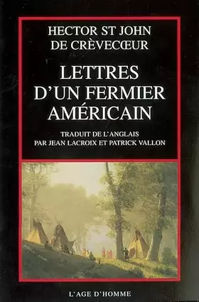 Couverture du produit · Lettres d'un fermier américain