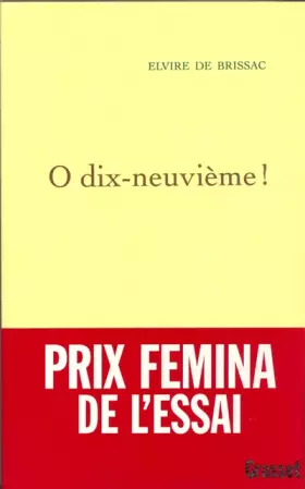 Couverture du produit · O dix-neuvième !