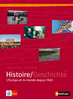 Couverture du produit · Manuel d'Histoire franco-allemand Tles L-ES-S : L'Europe et le monde depuis 1945 (1CD audio)