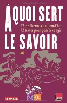Couverture du produit · A quoi sert le savoir