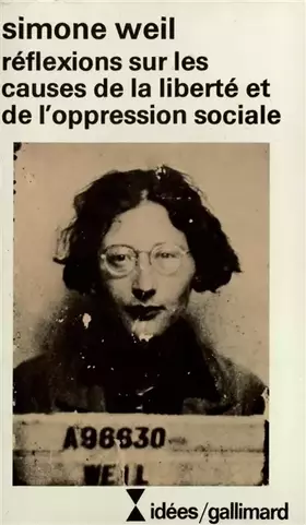 Couverture du produit · Réflexions sur les causes de la liberté et de l'oppression sociale