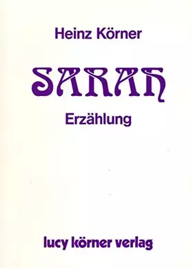 Couverture du produit · Sarah. Erzählung