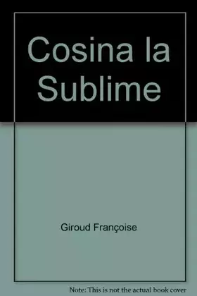 Couverture du produit · Cosima la sublime