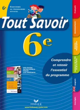 Couverture du produit · Tout Savoir 6e