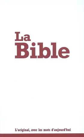 Couverture du produit · La Bible
