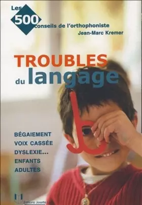 Couverture du produit · Les troubles du langage