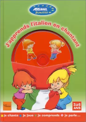Couverture du produit · J'apprends l'italien en chantant (1 livre + 1 CD audio)