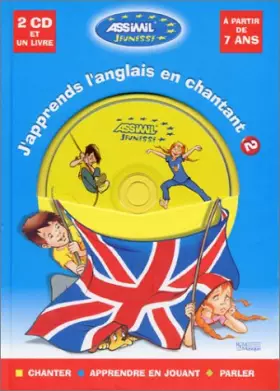 Couverture du produit · J'apprends l'anglais en chantant, niveau 2 (1 livre + coffret de 2 CD)