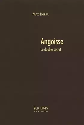 Couverture du produit · Angoisse: Le double secret