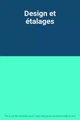 Couverture du produit · Design et étalages