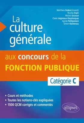 Couverture du produit · La Culture Générale aux Concours de la Fonction Publique Catégorie C