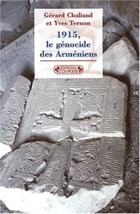 Couverture du produit · Le Génocide des Arméniens